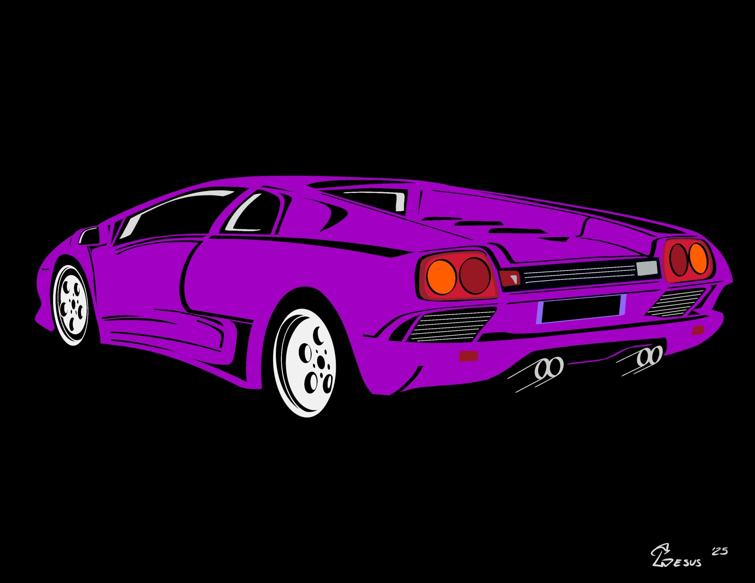 The Purple Supercar