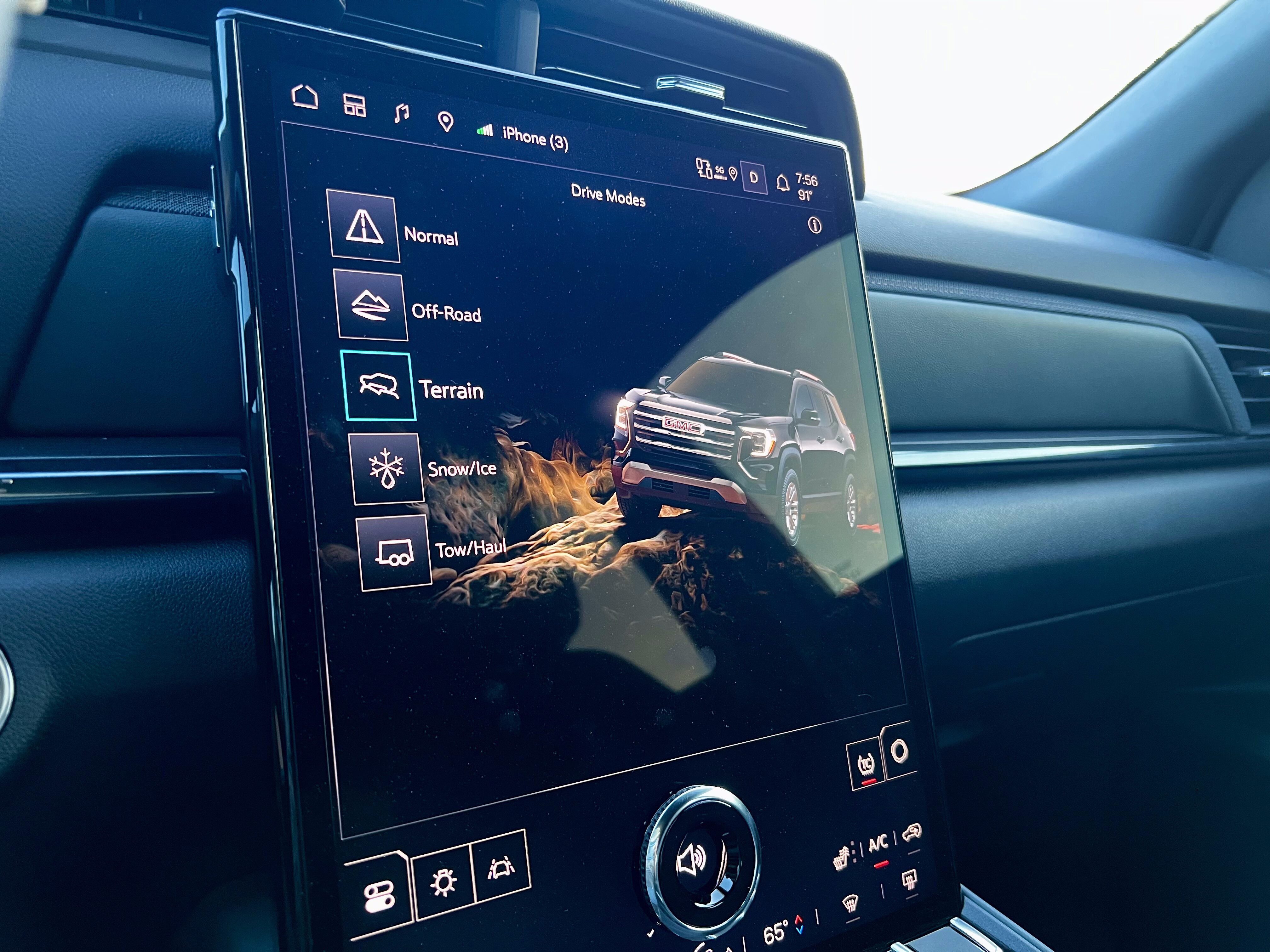2026 GMC Terrain AT4 center touchscreen