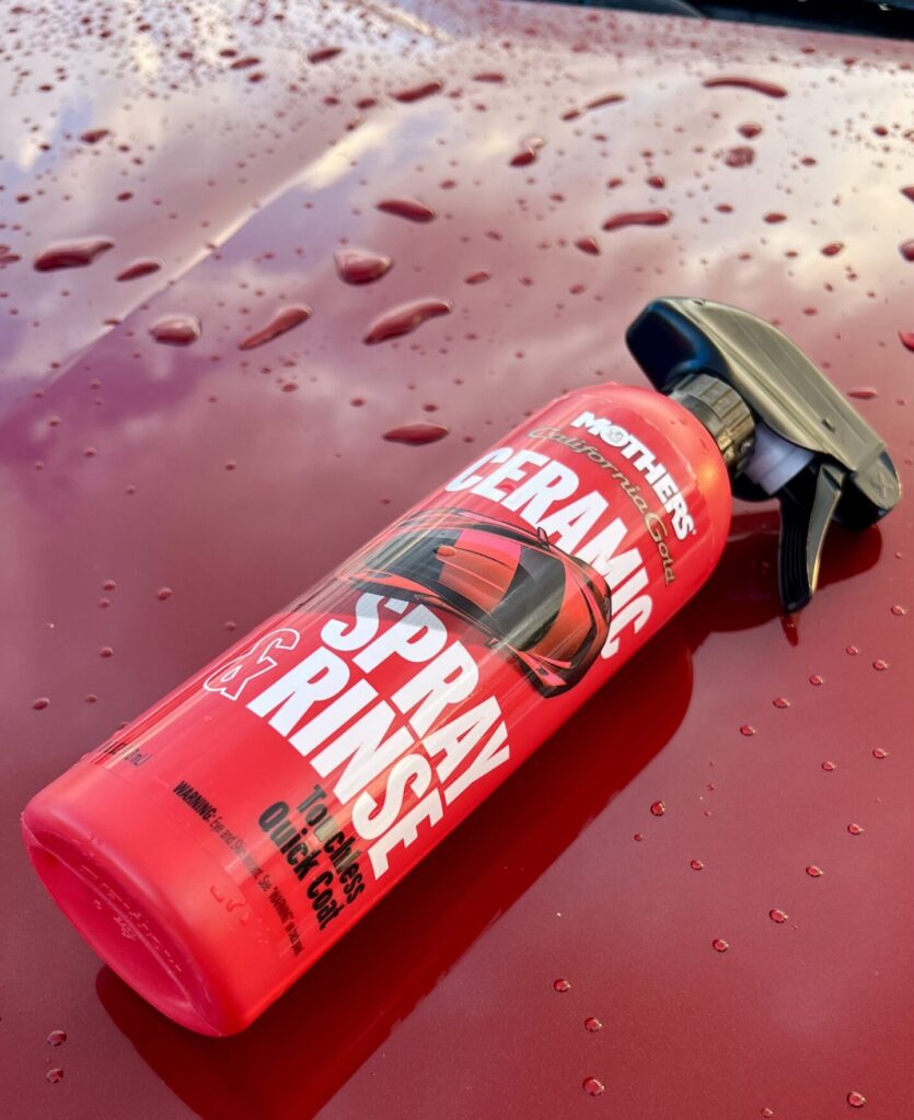 Mothers Spray and Rinse car cleaning detailing